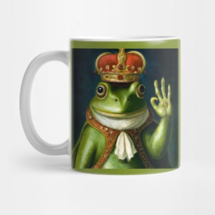 Portrait of Renaissance Frog King Mug